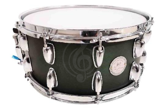 Малый барабан Chuzhbinov Drums RDF1465GN - Малый барабан 14x6.5", темно-зеленый, Chuzhbinov Drums RDF1465GN в магазине DominantaMusic - фото 1