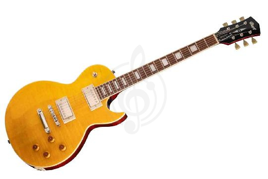 Электрогитара Les Paul Cort CR250-ATA Classic Rock - Электрогитара, цвет янтарь, Cort CR250-ATA Classic Rock в магазине DominantaMusic - фото 1
