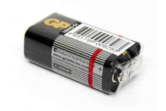 ЗУ и аккумуляторы ЗУ и аккумуляторы GP GP1604S(6F22)-B Элемент питания, 9В «Крона», GP GP1604S - фото 1