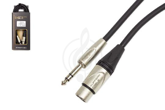 XLR-Jack микрофонный кабель XLR-Jack микрофонный кабель KUPFERN KUPFERN KFMC07 3M - Шнур микрофонный XLR-F - Jack 1/4 stereo male KFMC073M - фото 1