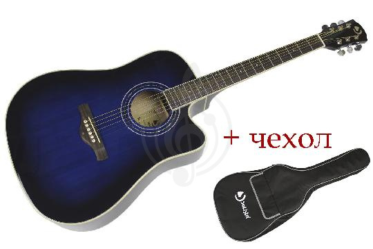 Акустическая гитара SOLISTA CG-D1P Blue - Акустическая гитара, Solista CG-D1P Blue в магазине DominantaMusic - фото 1