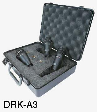 Инструментальный микрофон Инструментальные микрофоны Superlux Superlux DRK-A3 Набор из трёх барабанных микрофов DRK-A3 - фото 1